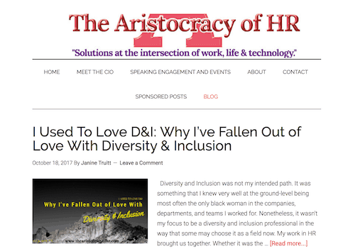 The Aristocracy of HR